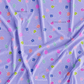 Lavender Baby Floral Printed Fabric Manufacturer In India